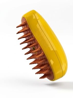 Steamy Mango ,Steam Pet Hair Brush, 3 in 1